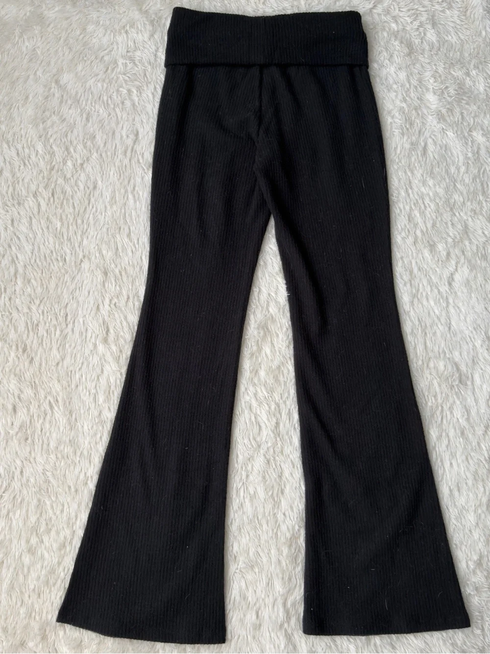 Old Navy Black Cozyplush Hoodie with Blue Neck Tag